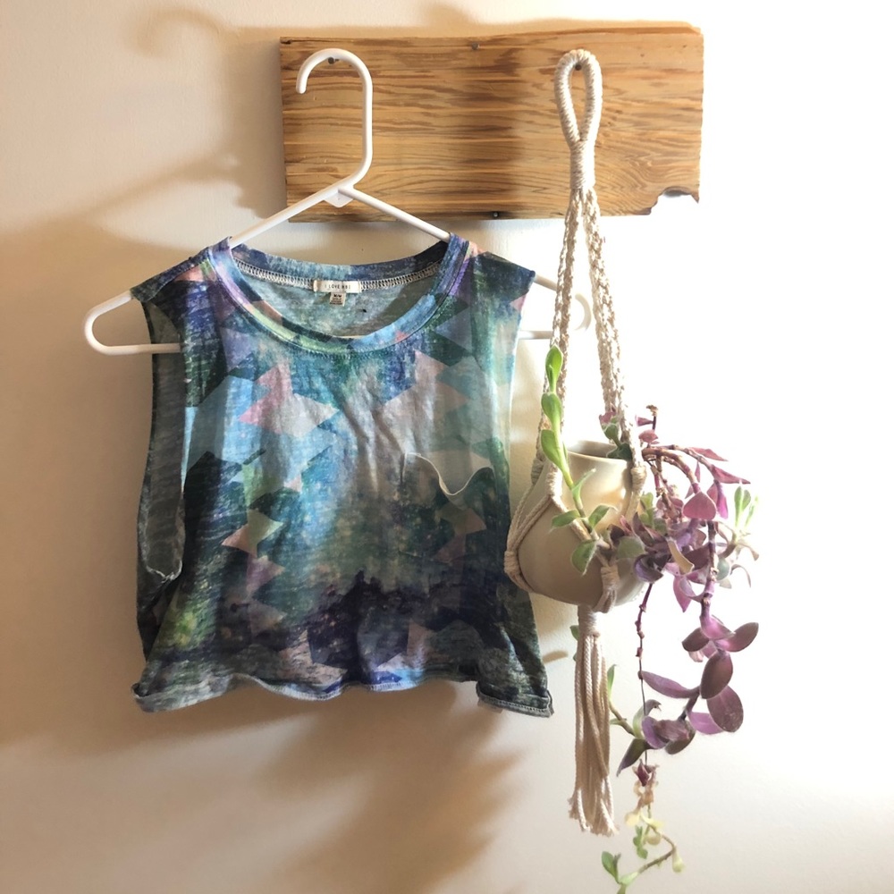 Galaxy crop top